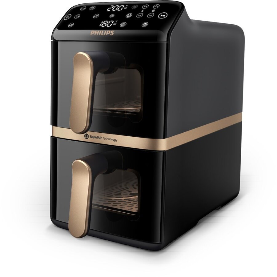 Produsele comparate in articolul BLOW 8L vs Heinner 7L vs MOVA 6L vs Philips Dual 10L: air fryer pentru familie