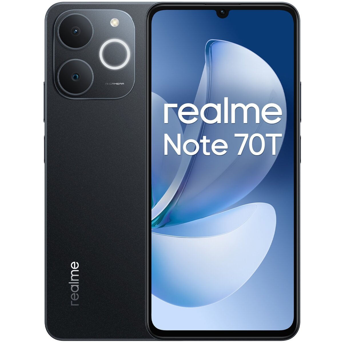 Smartphone realme Note 70T Dual SIM 64/4GB 6000 mAh Obsidian Black