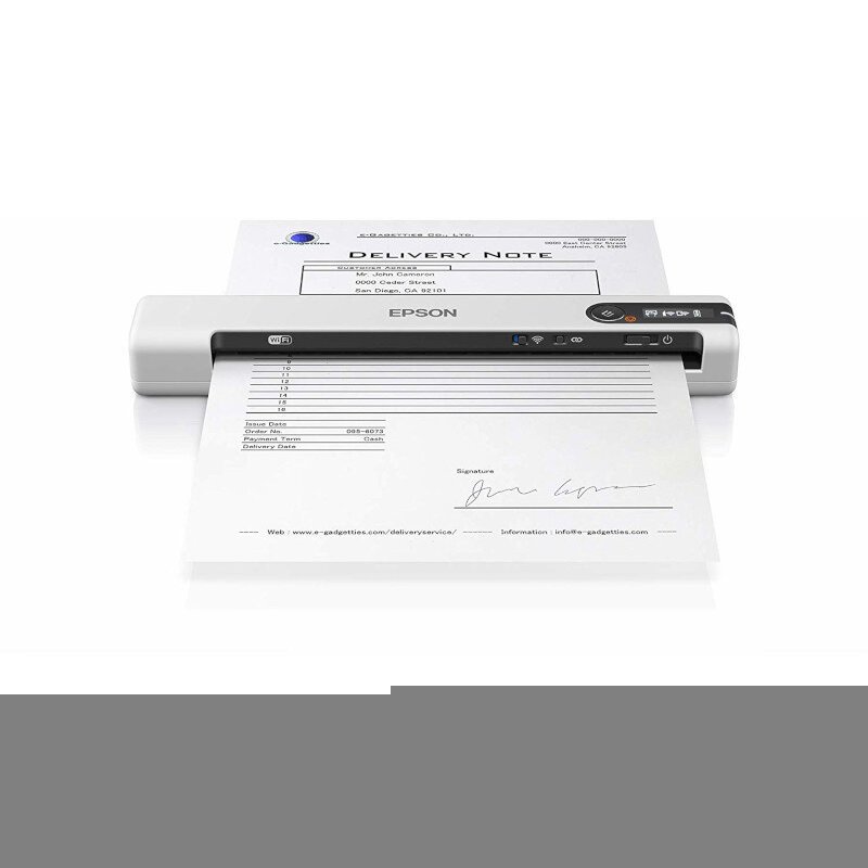 Scanner Epson WorkForce DS-80W, Format A4, USB 2.0, Wi-Fi