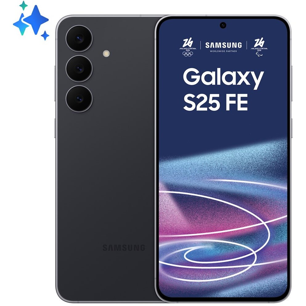 Smartphone Samsung Galaxy S25 FE 5G 17 cm (6.7) Dual SIM USB Type-C 8 GB 256 GB 4900 mAh Black