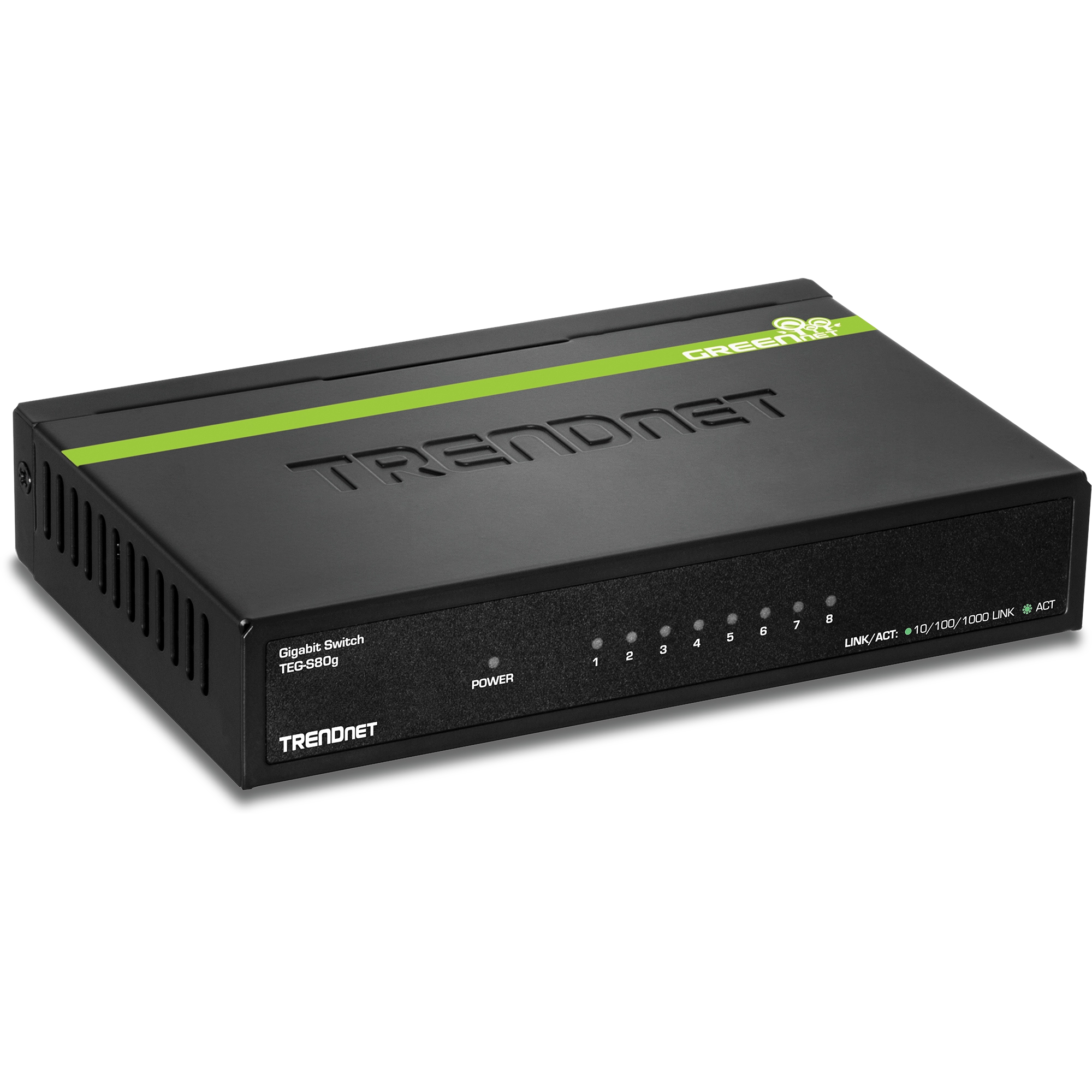 Switch TEG-S80g,  8 x 10/100/1000Mbps